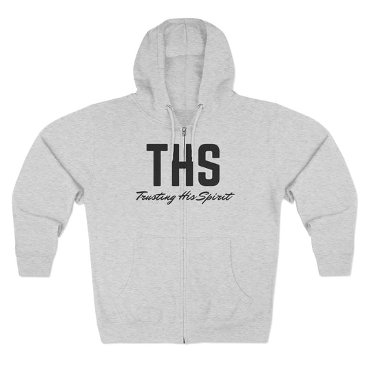 Adult THS Christian  Black Letters Hoodie Zipper