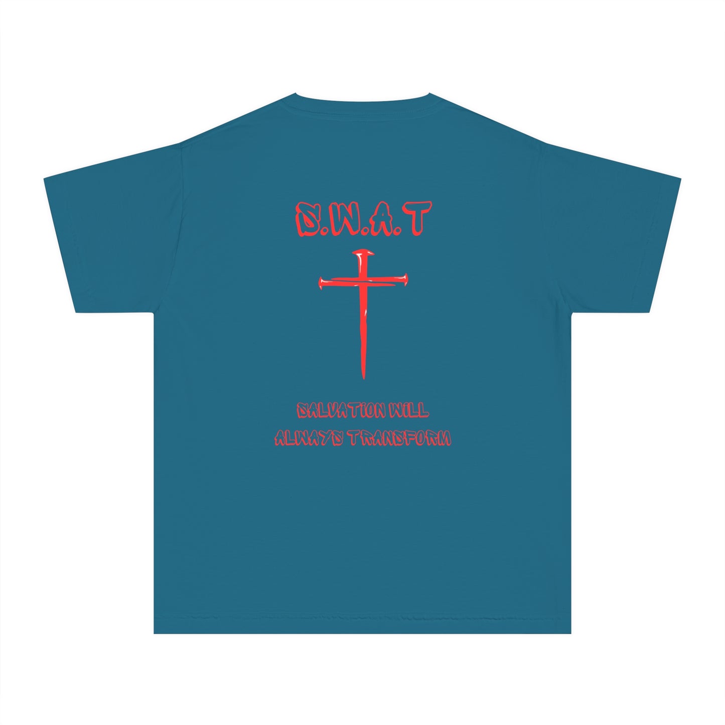 Youth Swat Christian Red Words