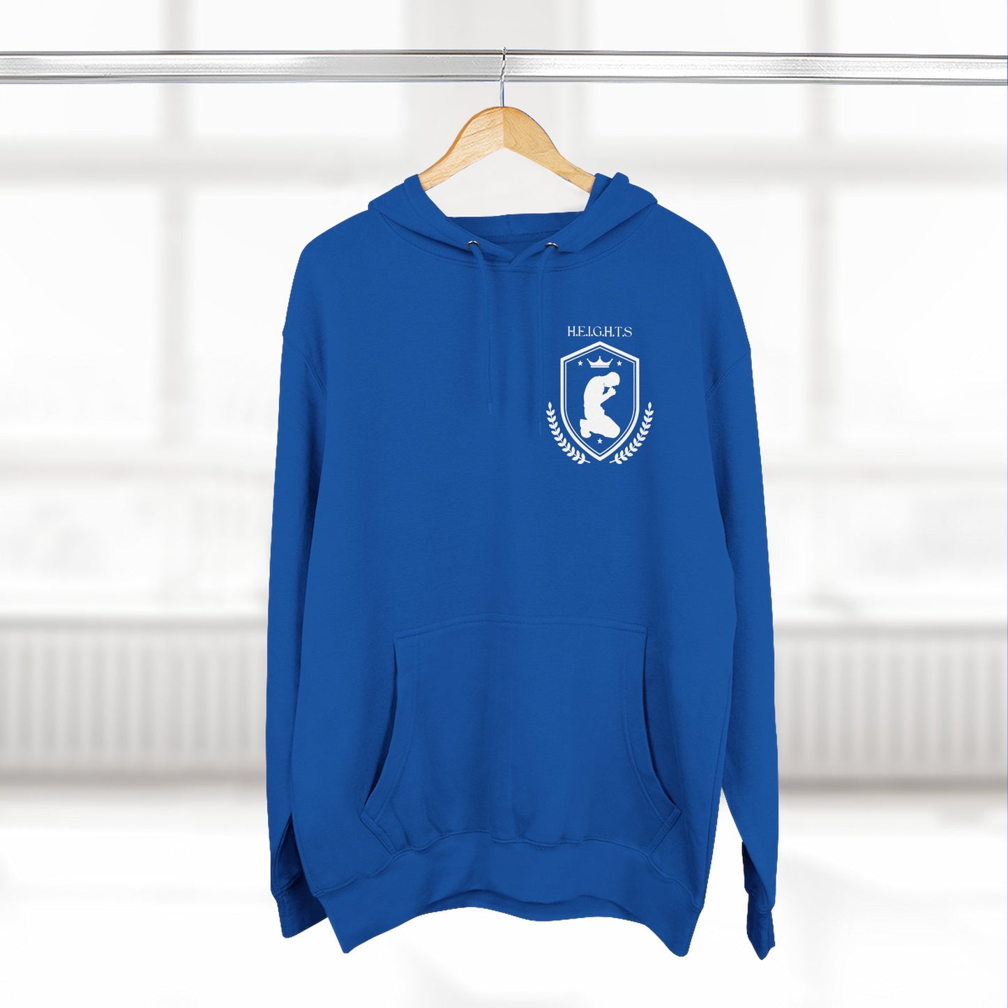 Adult Heights White Pullover Hoodie