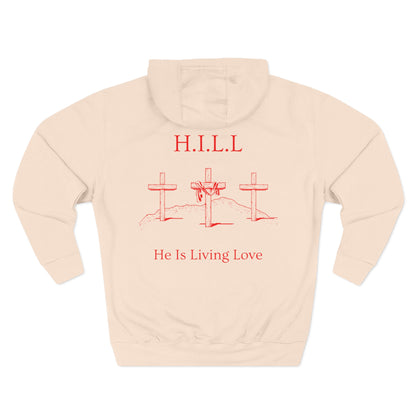 Hill Christian Red Words Hoodie