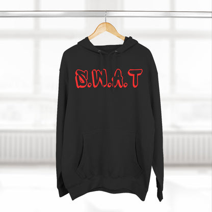 Swat Christian Red Words Hoodie