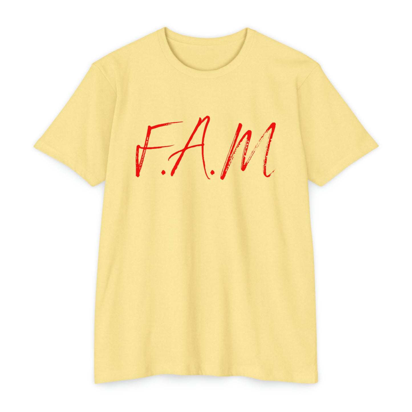 Fam Christian Red Letters & Image Blended