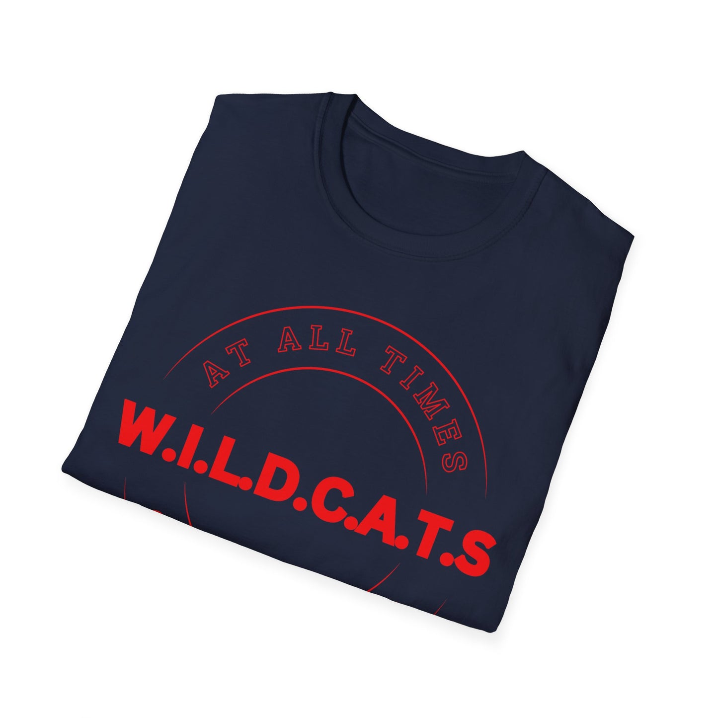 Wildcats Christian Red Letters & Picture