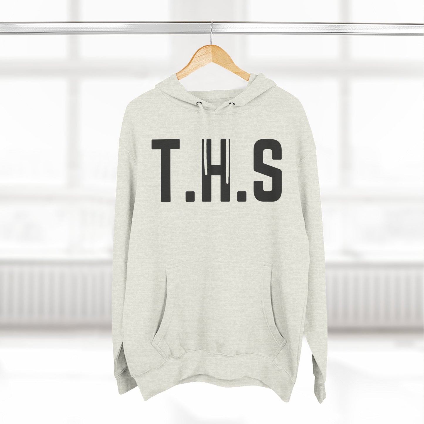 Adult T.H.S Trusting His Spirit Specialty Hoodie Black Letters