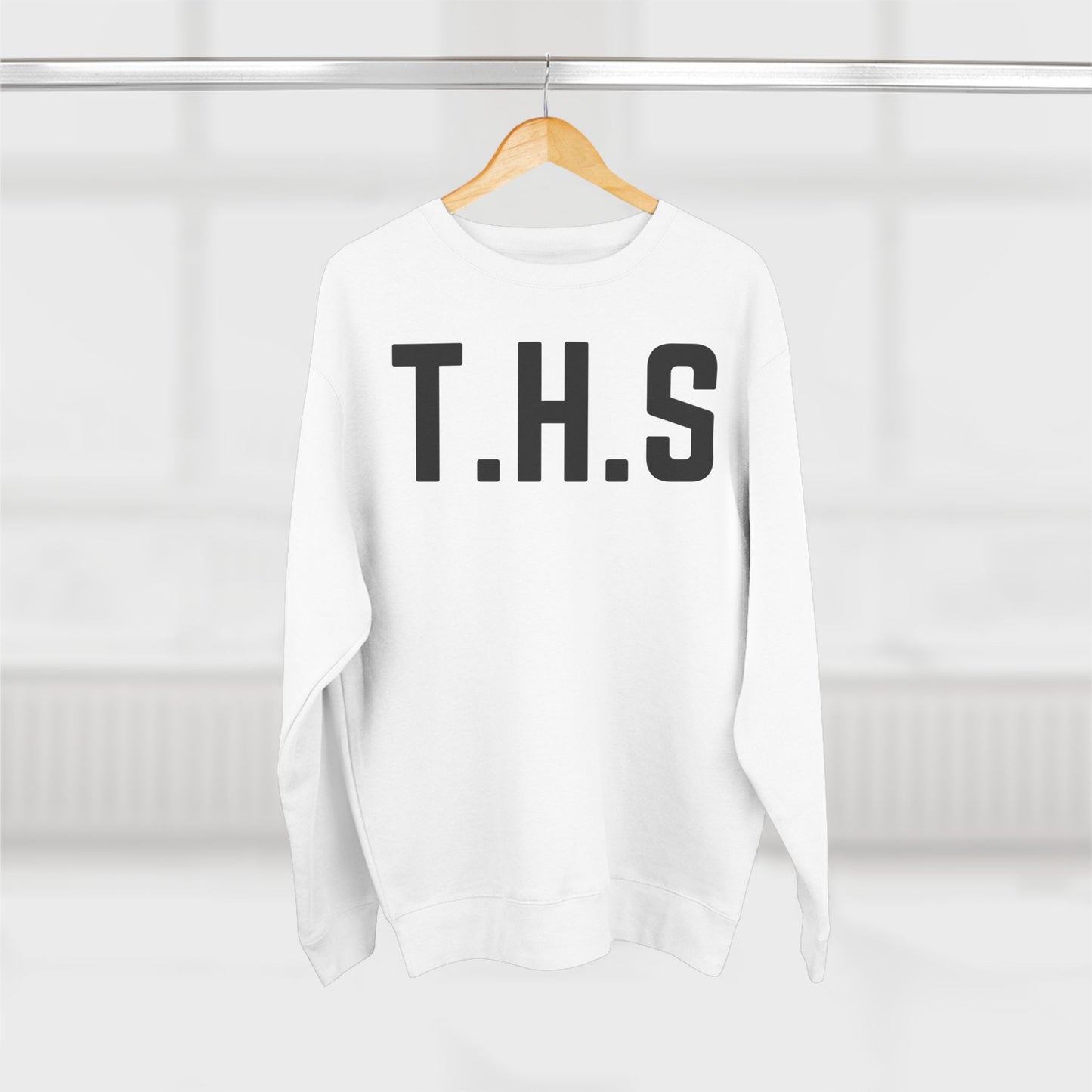 Adult T.H.S Trusting His Spirit Specialty Hoodie Black Letters