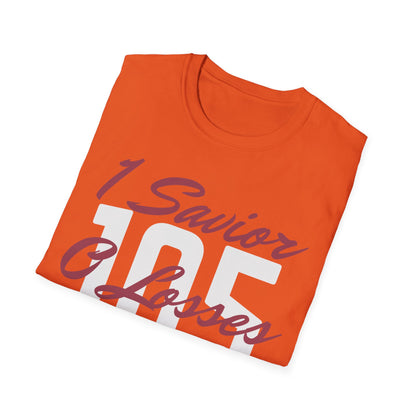Adult 105 Christian Marron and White Letters