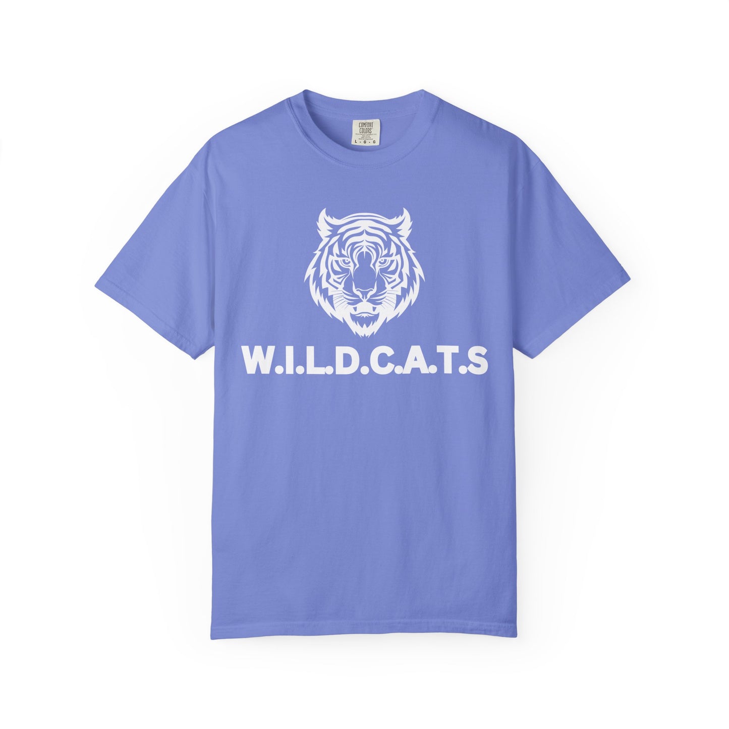 Wildcats Christian White Letters & Picture Specialty