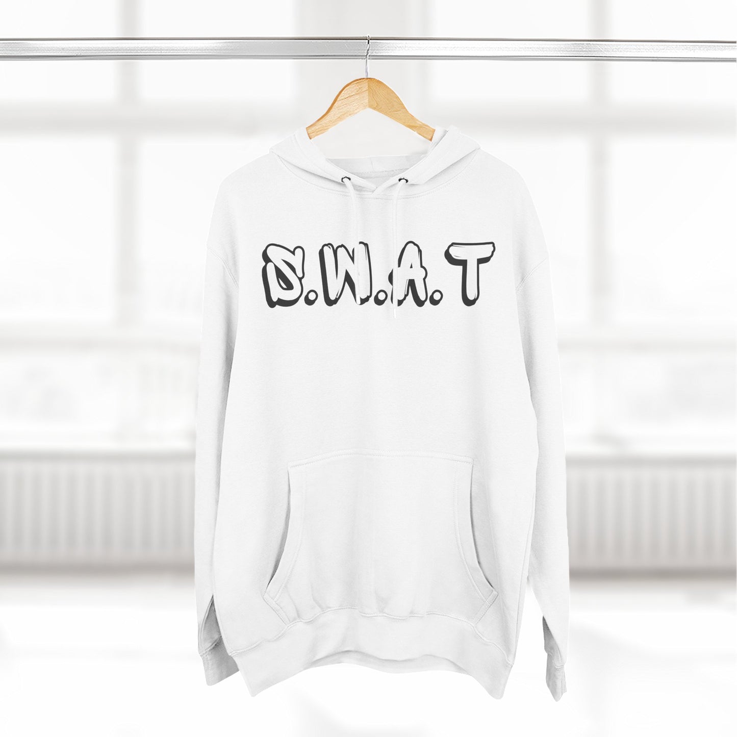 Swat Christian Black Words Hoodie