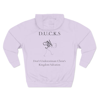 Ducks Christian Black Words Hoodie
