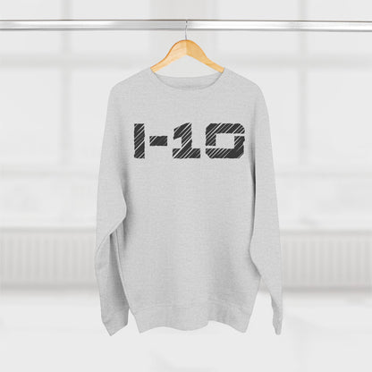 I-10 Christian Black Words Crewneck