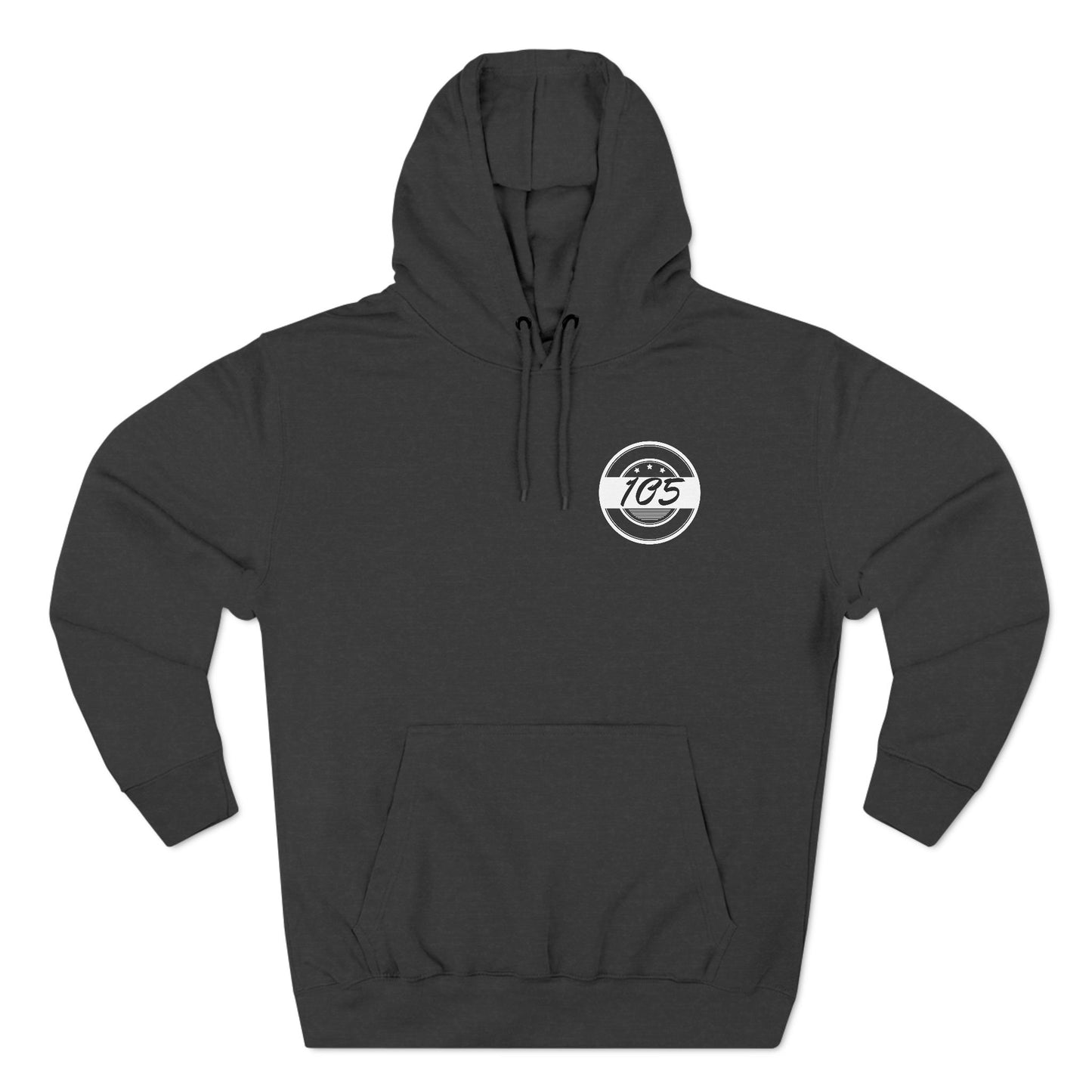 Adult 105 Christian White and Black Letters Hoodie