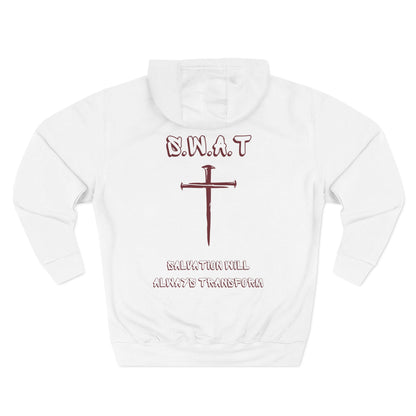 Swat Christian Marron Words Hoodie
