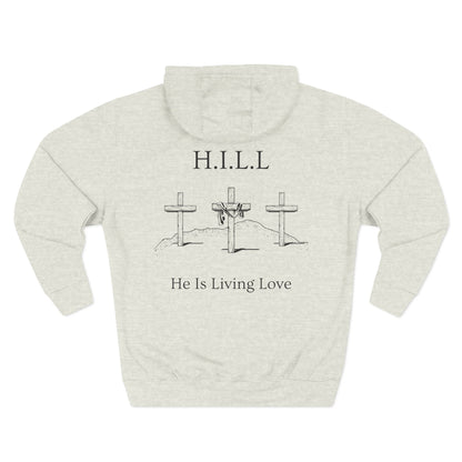 Hill Christian Black Words Hoodie