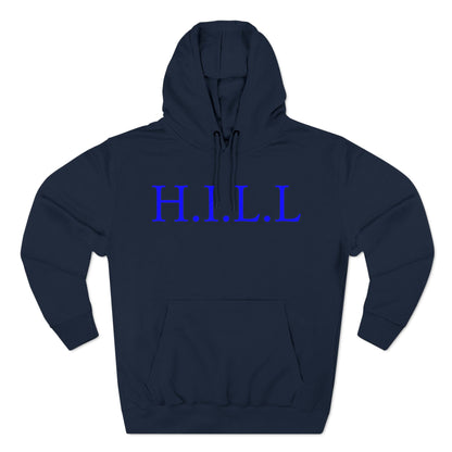 Hill Christian Blue Words Hoodie
