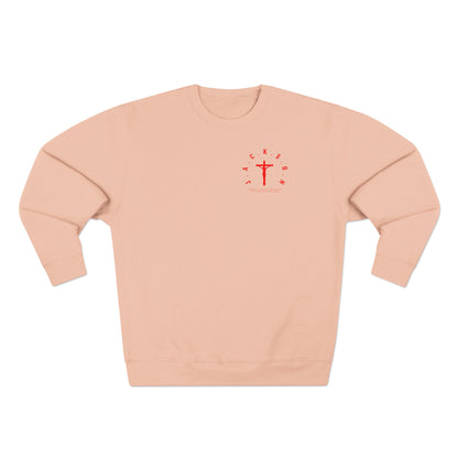 Jackson Red Cross & Letters Crewneck