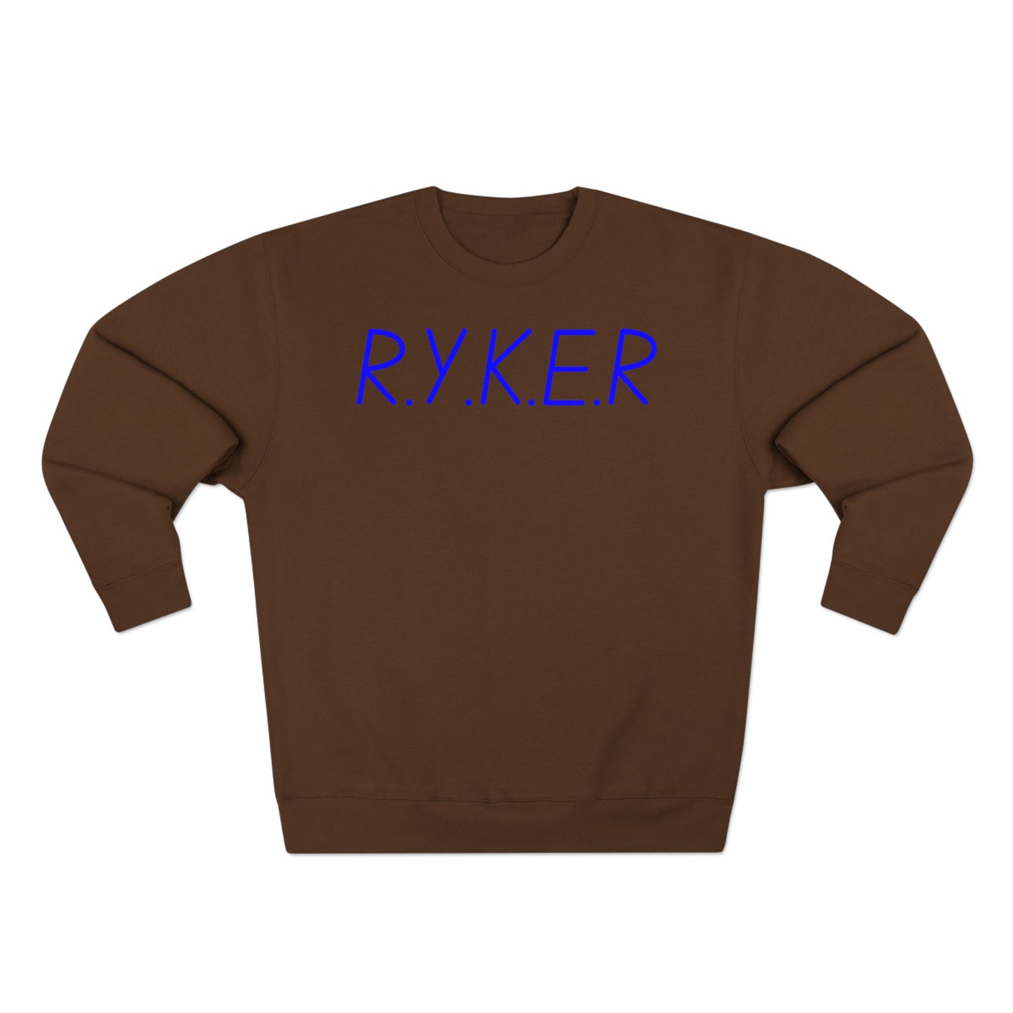 RYKER Christian Blue Letters Crewneck