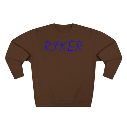 RYKER Christian Blue Letters Crewneck