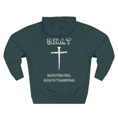 Swat Christian White Words Hoodie