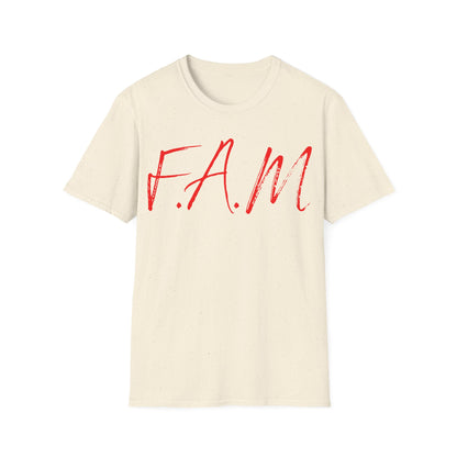 Fam Christian Red Letters & Image
