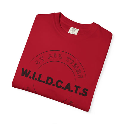 Adult Wildcats Christian Black Letters & Picture Heavyweight