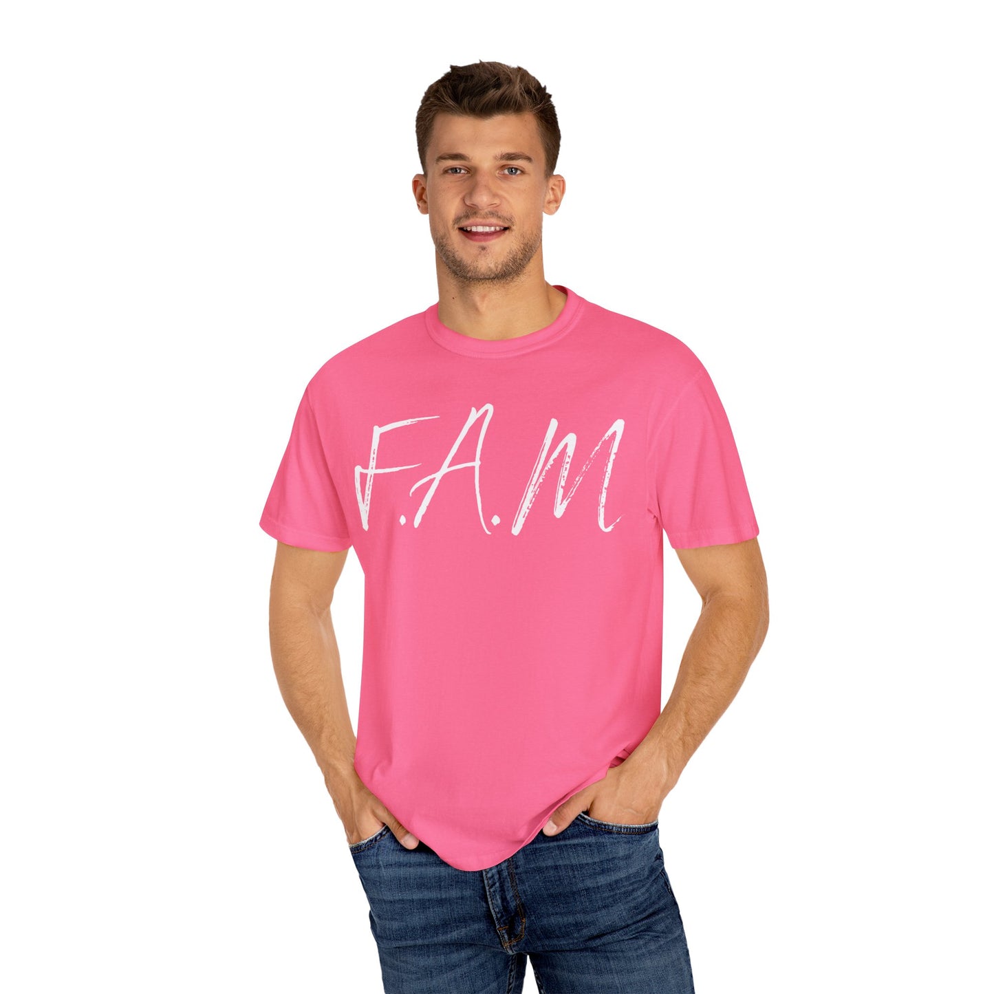 Fam Christian White Letters & Image
