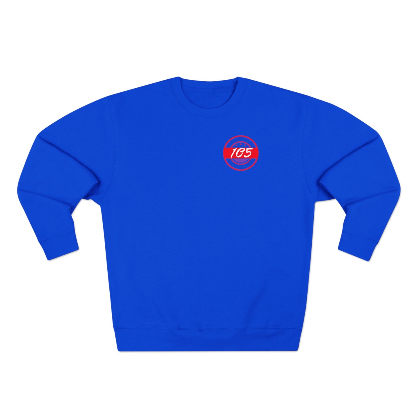 Adult 105 Christian Red and White Letters Crewneck