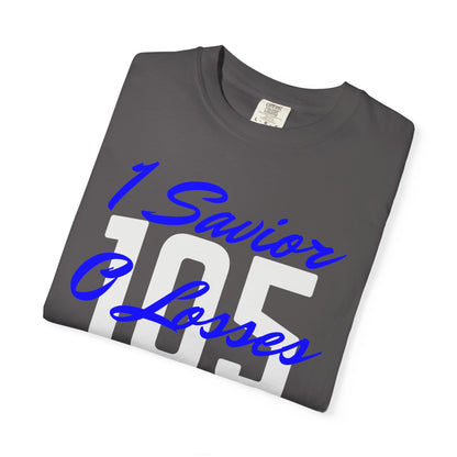 Adult 105 Christian Blue and White Letters