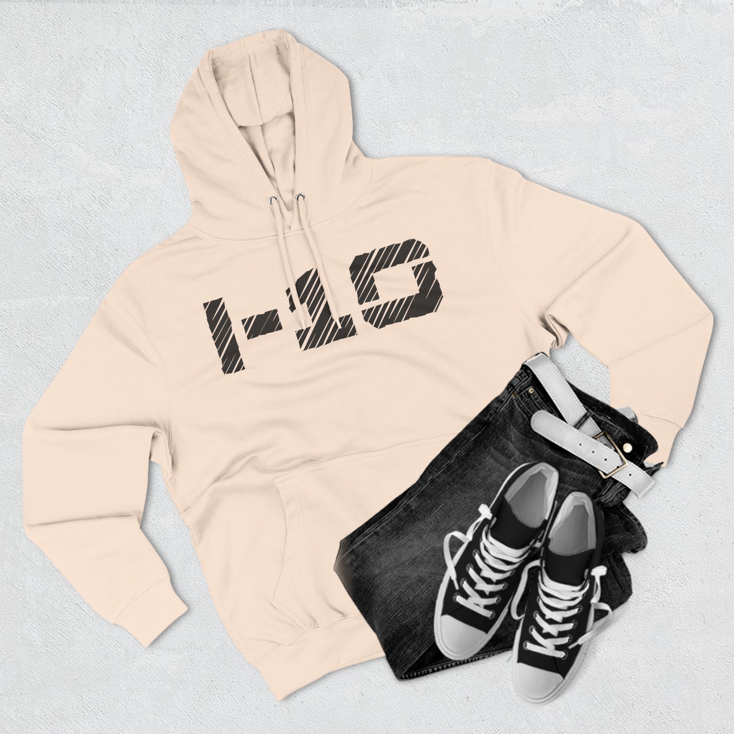 I-10 Christian Black Words Hoodie