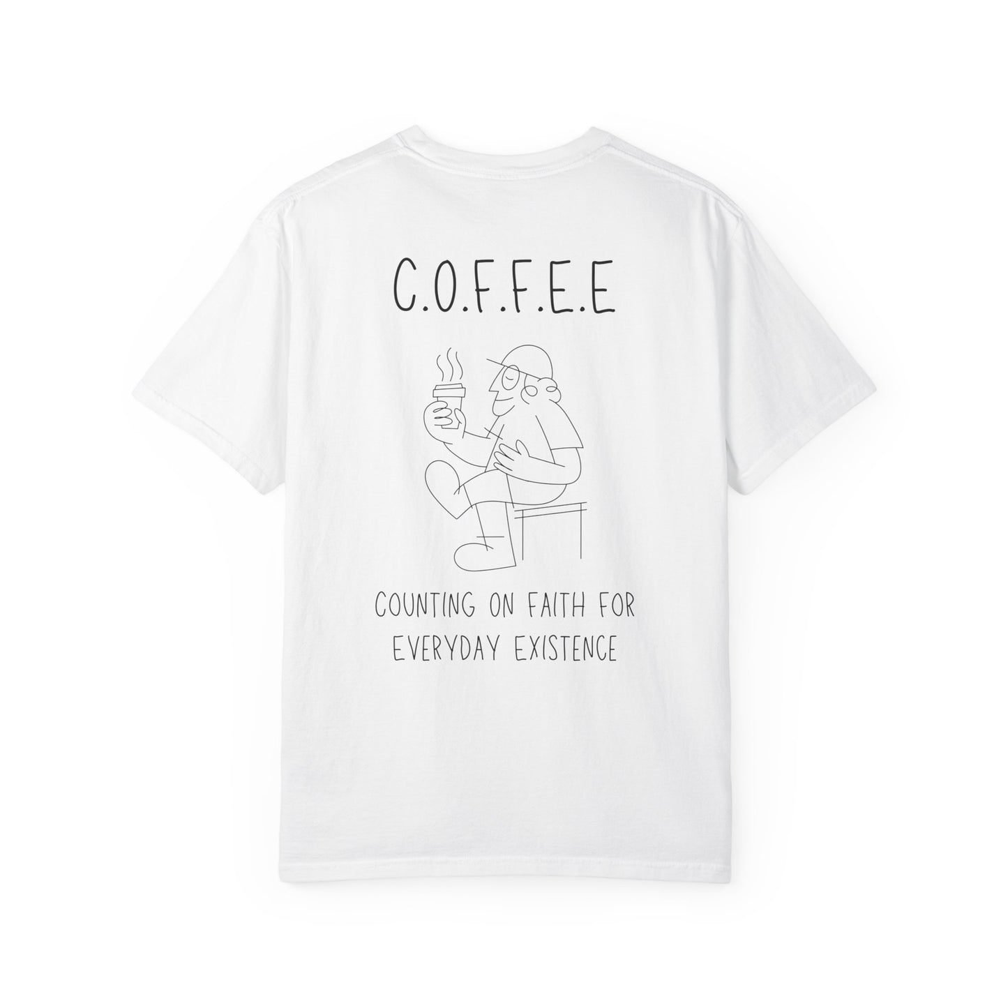 Adult Specialty Coffee Blue Words & Men Image Heavyweight