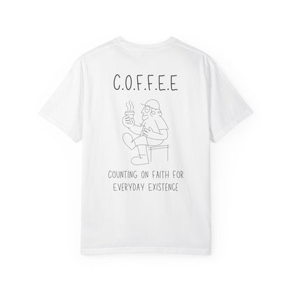 Adult Specialty Coffee Blue Words & Men Image Heavyweight