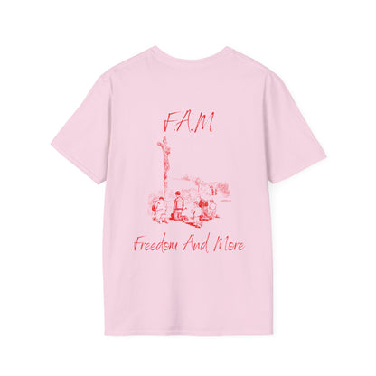 Fam Christian Red Letters & Image