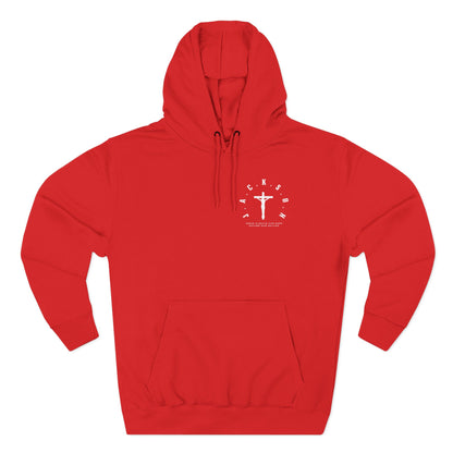 Adult Jackson White Pullover Hoodie