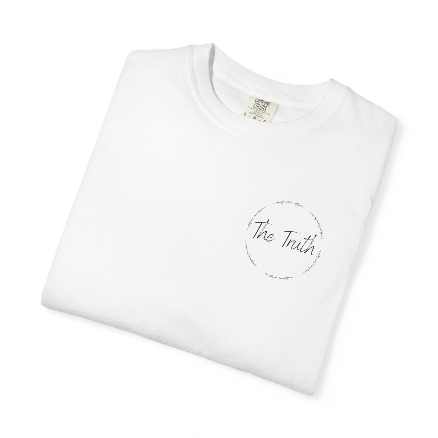 The Truth QR Code Black Words