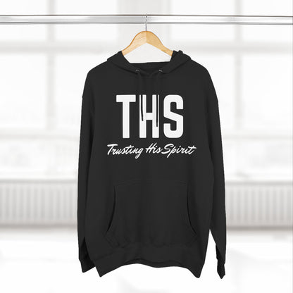Adult THS Christian White Letters Hoodie