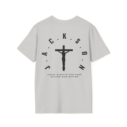 Jackson Believing Christian Black Letters & Cross
