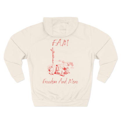 Fam Hoodie Red Words