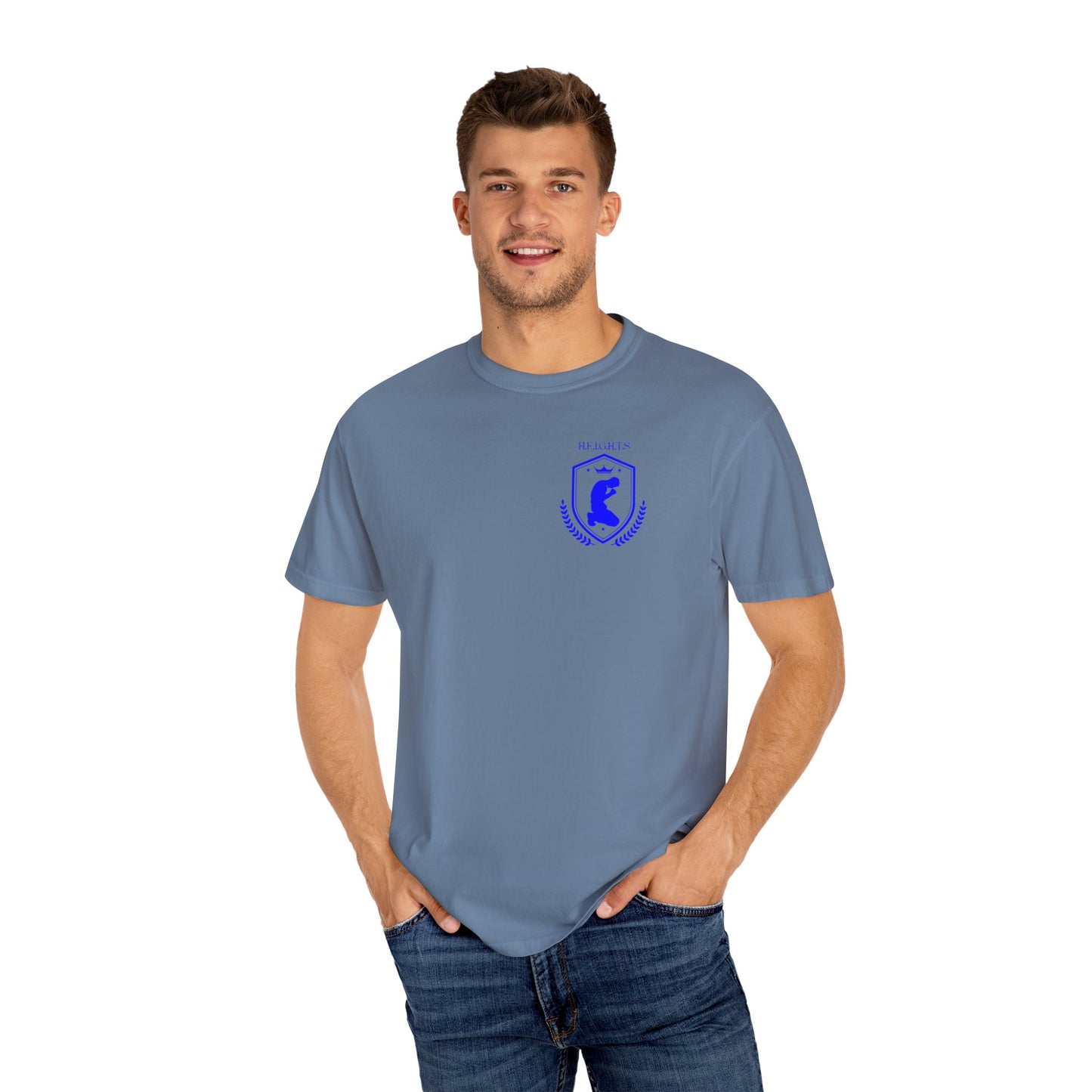 Heights Christian Blue Letters & Image