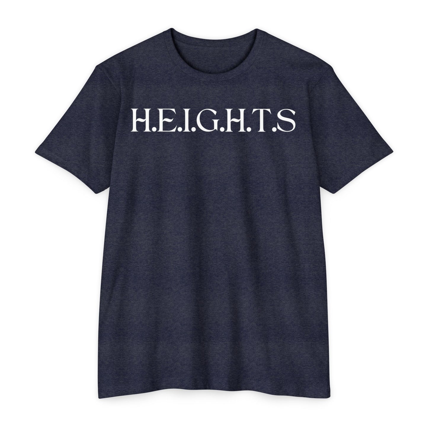Adult Heights Christian Black Letters & Image Specialty Premium tee