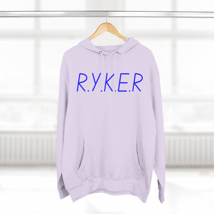 RYKER Christian Blue Letters Hoodie
