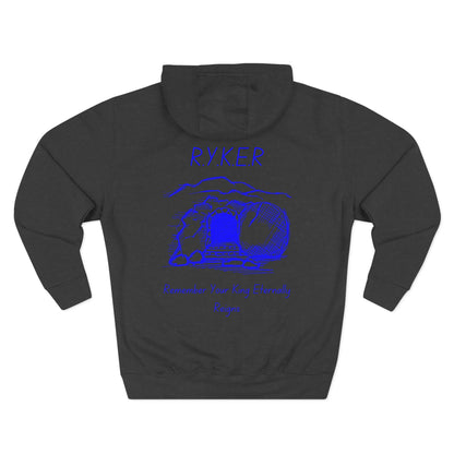 RYKER Christian Blue Letters Hoodie