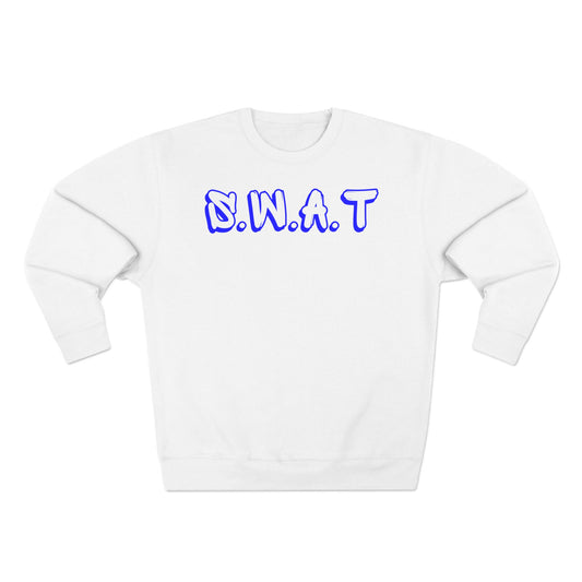 Swat Christian Blue Words Crewneck