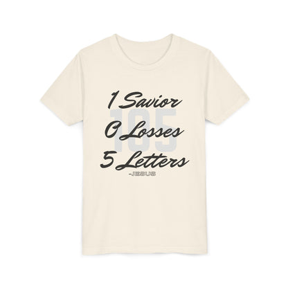 Youth 105 Christian Black and White Letters