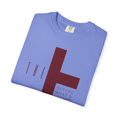 Adult T-Town Christian Marron Letters & Cross