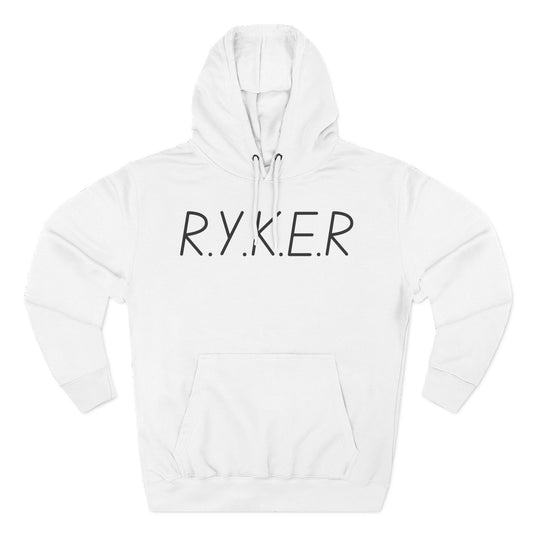 RYKER Christian Black Letters Hoodie