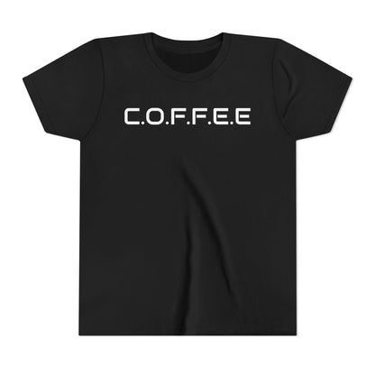 Youth Adult Coffee Christian White Words Only