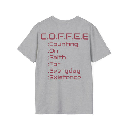 Adult Coffee Christian Marron Words Only