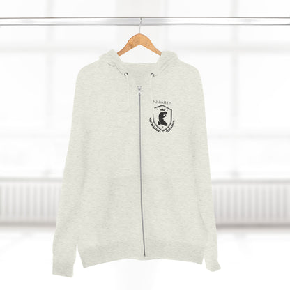Heights Black Hoodie Zipper