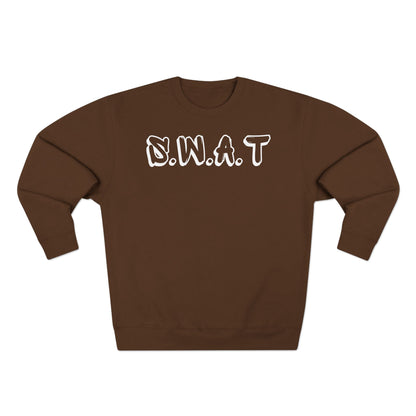 Swat Christian White Words Crewneck