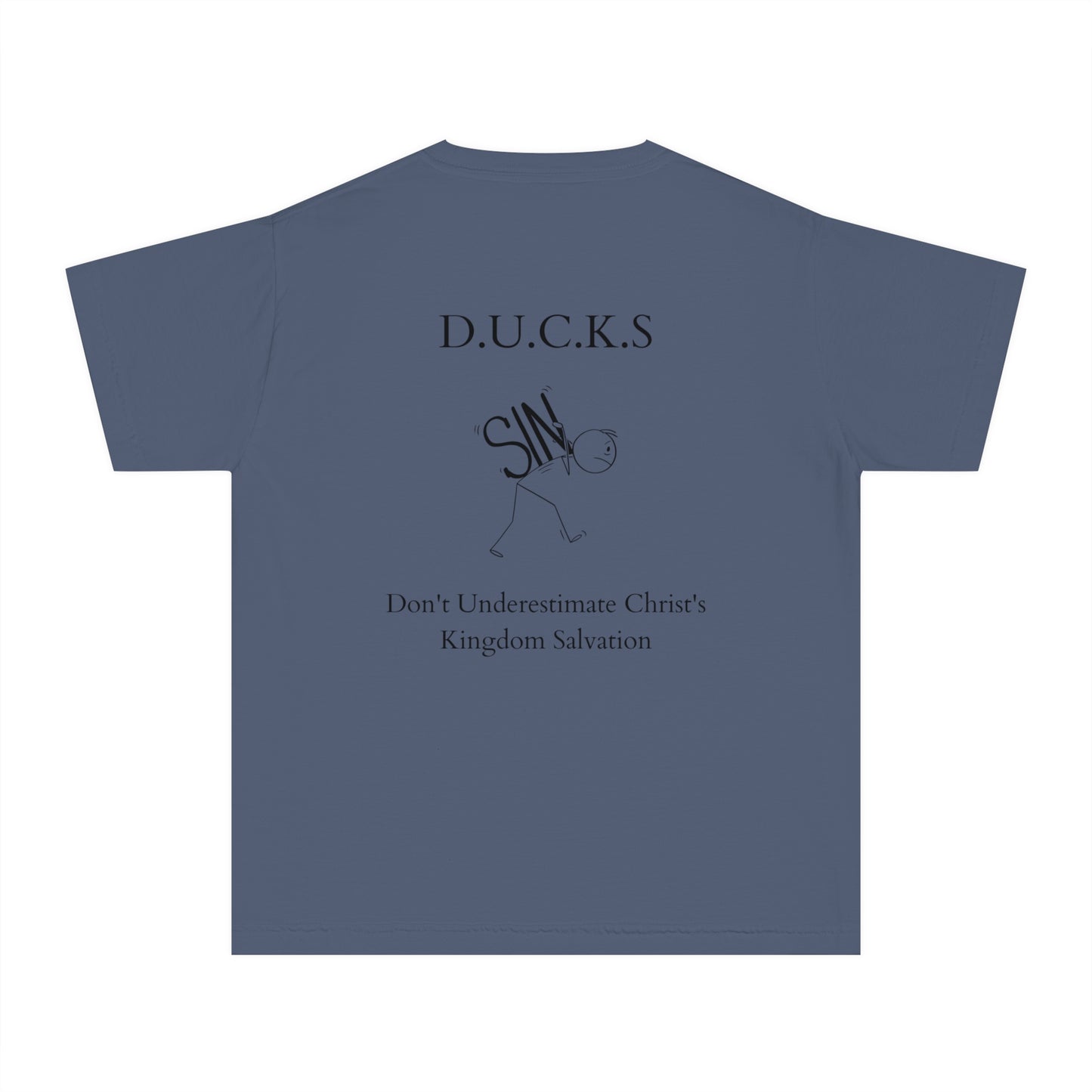 Youth Ducks Christian Black Words