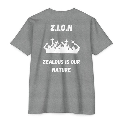 Adult Zion White Words & Image